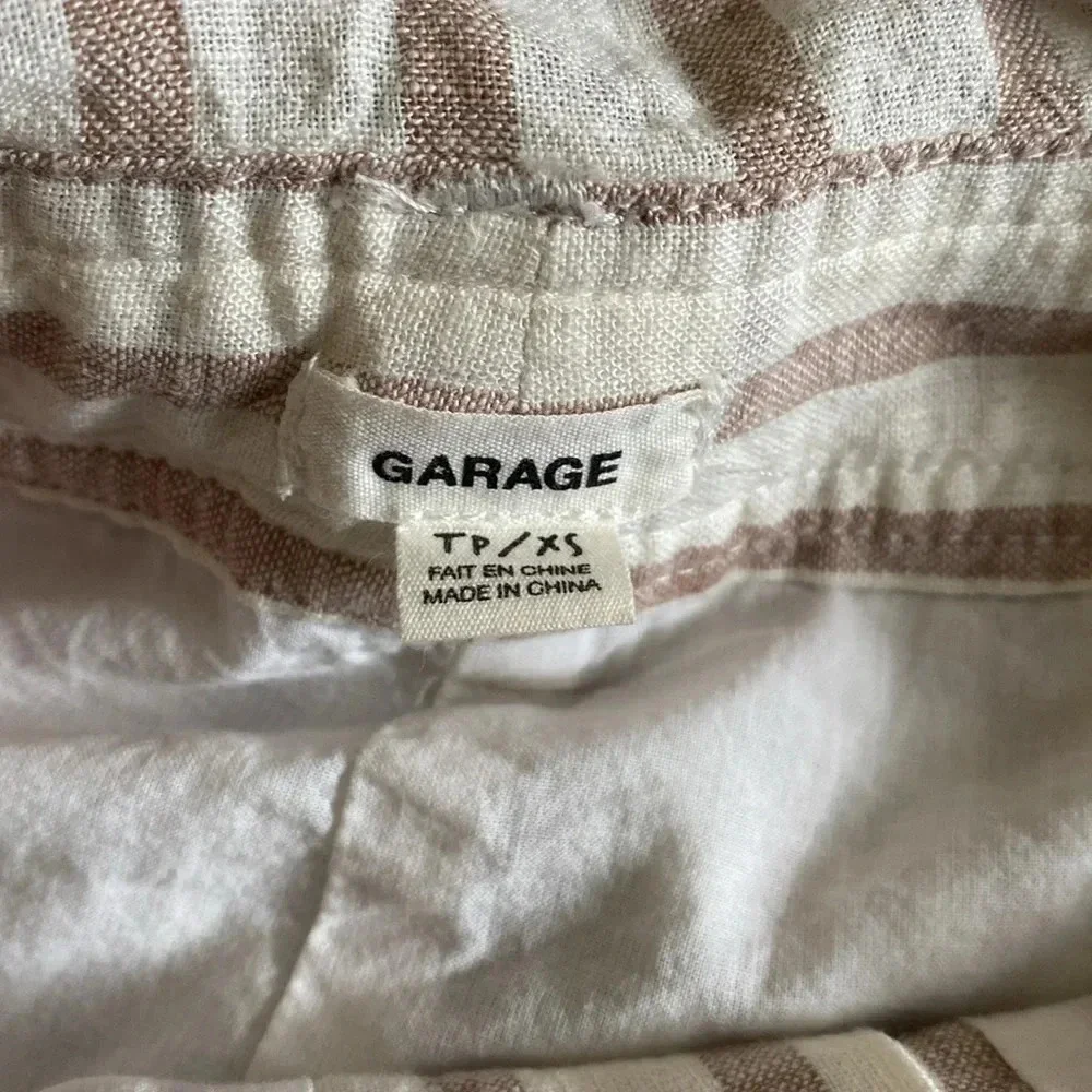 Garage Striped Overall Dress - Picture 4 of 4